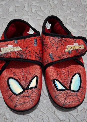 Erkek Çocuk Kırmızı Spiderman Sıcak Panduf