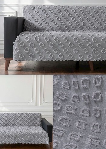 Sakallı şönil Modern Koltuk Örtüsü - Görsel 3