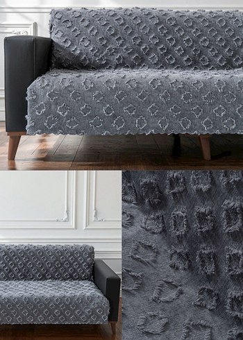 Sakallı şönil Modern Koltuk Örtüsü - Görsel 5