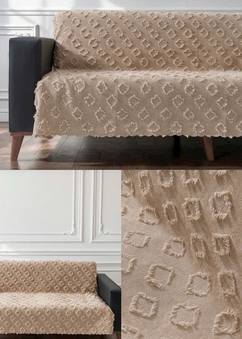 Sakallı şönil Modern Koltuk Örtüsü - Görsel 4