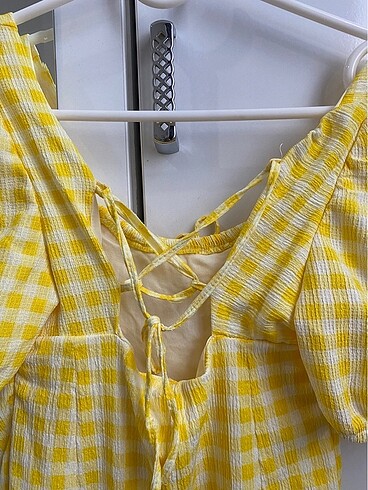 m Beden sarı Renk Günlük elbise