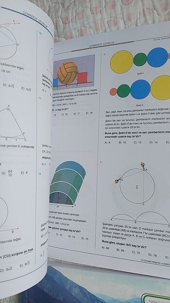  Beden Renk Açı yayınları test kitabi 