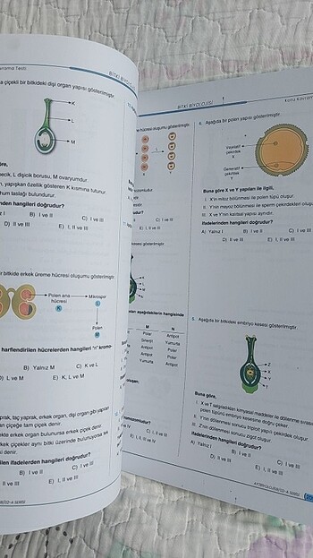  Açı yayınları ayt biyoloji ve kimya test kitabi