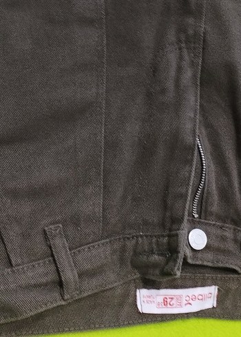 haki Rahat Kesim Kadın Pantolon - Görsel 2