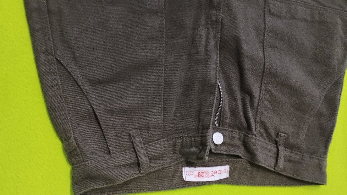 haki Rahat Kesim Kadın Pantolon - Görsel 2