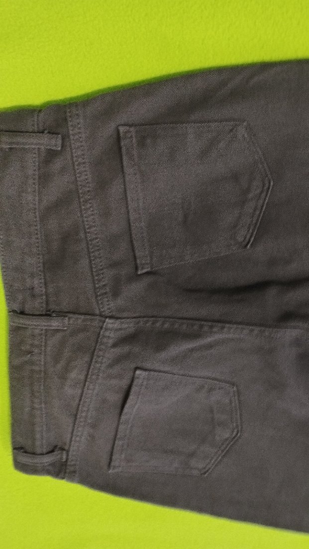 haki Rahat Kesim Kadın Pantolon - Görsel 4