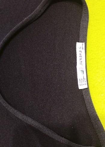 Siyah Uzun Kollu Mini Kadın Bluz - Görsel 3