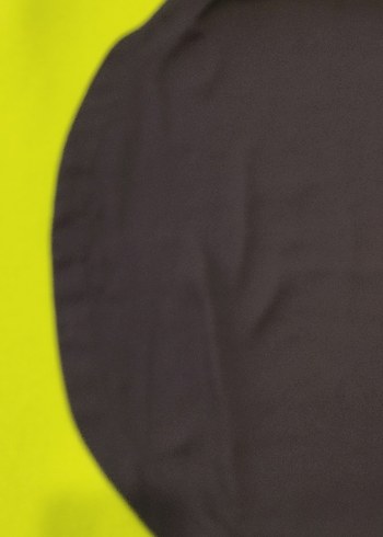 Siyah asimetrik kesim şifon elbise - Görsel 4