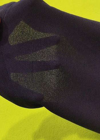 Siyah asimetrik kesim şifon elbise - Görsel 2