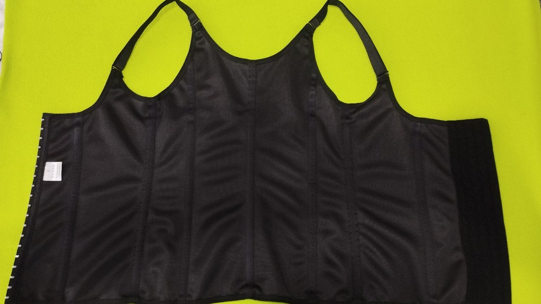 Siyah Fitted Korsesi Midi Boy - Görsel 4