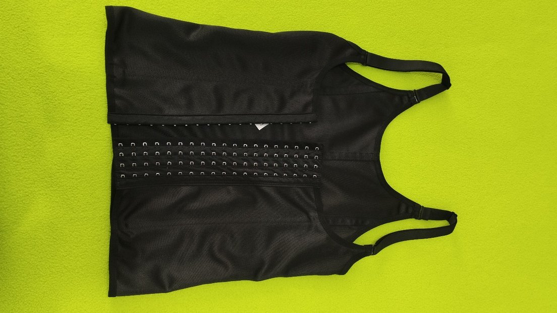 Siyah Fitted Korsesi Midi Boy - Görsel 2