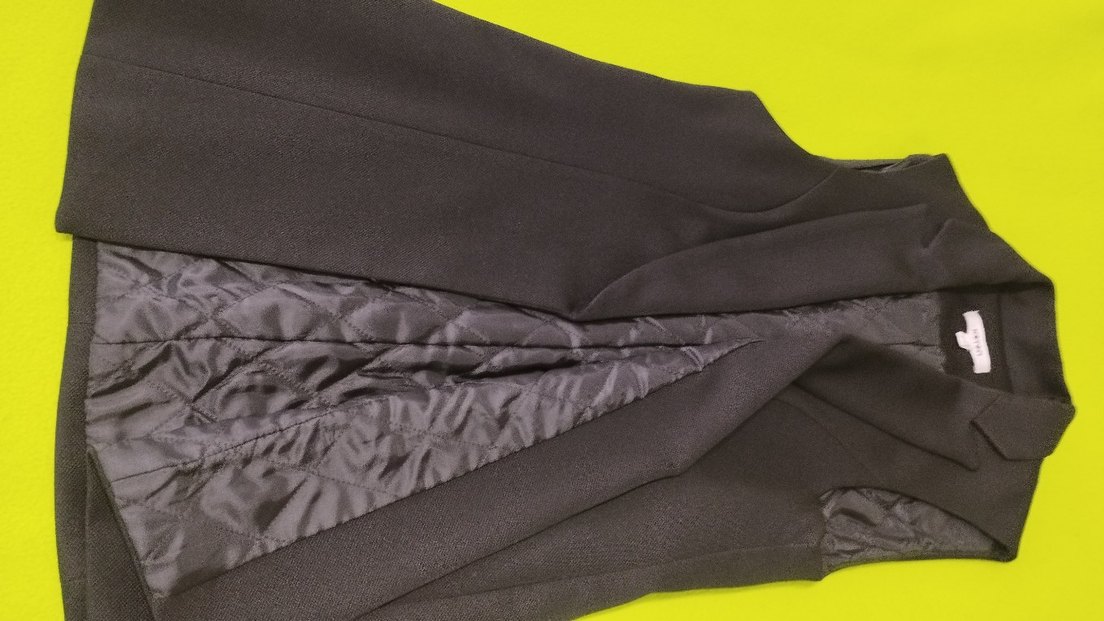 Kadın Siyah Uzun Kesim Yelek - Görsel 2