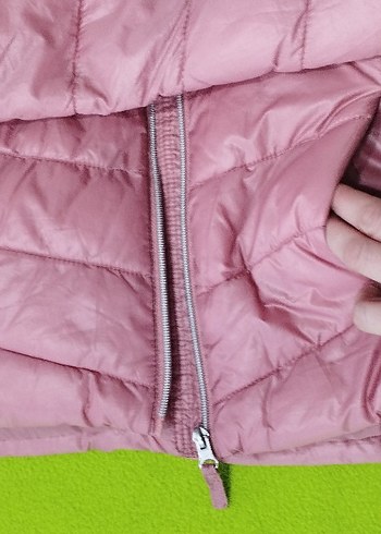 Pembe Kız çocuk Midi Kışlık Mont - Görsel 4