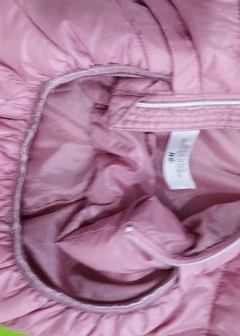 Pembe Kız çocuk Midi Kışlık Mont - Görsel 2