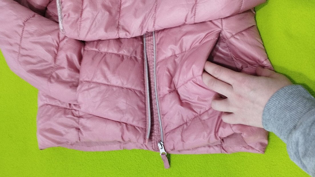 Pembe Kız çocuk Midi Kışlık Mont - Görsel 4