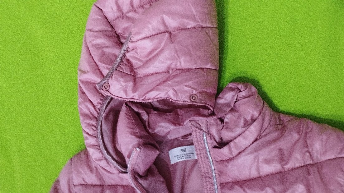 Pembe Kız çocuk Midi Kışlık Mont - Görsel 3