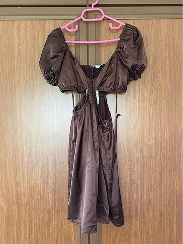 H&M saten elbise