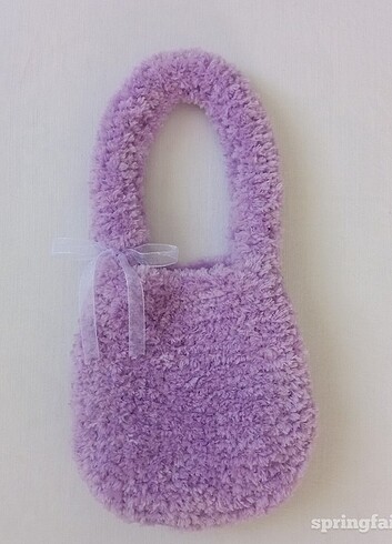 lilac puffy çanta
