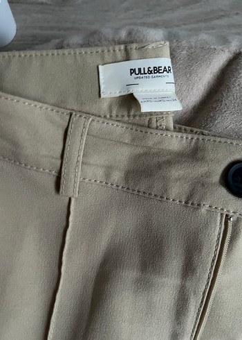 Kadın bershka pull and bear Pamuk Kumaş Pantolon - Görsel 2