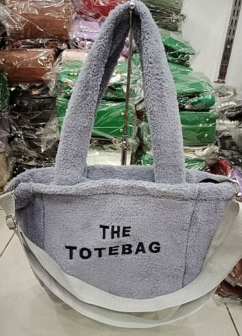 The tote bags peluş çanta 
