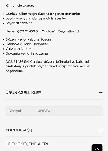 ÇÇS 51486 Sırt Çantası - Görsel 7