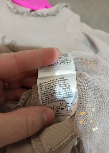 H&M H&M Kız Çocuk koyu bej elbise