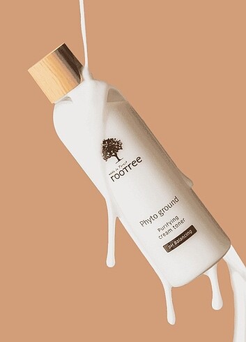 Rootree Purifying Cream Toner - Temizleyici Süt/Krem Tonik