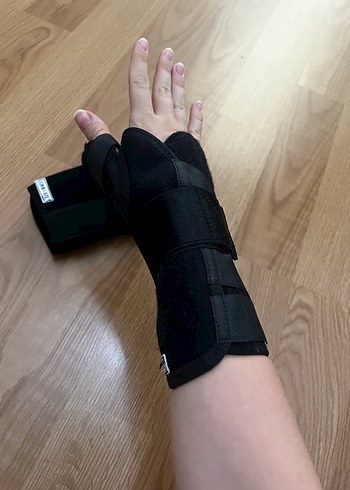 Siyah Biker el Koruyucu - Velcro Bantlı - Görsel 4