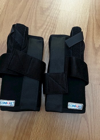 Siyah Biker el Koruyucu - Velcro Bantlı - Görsel 2