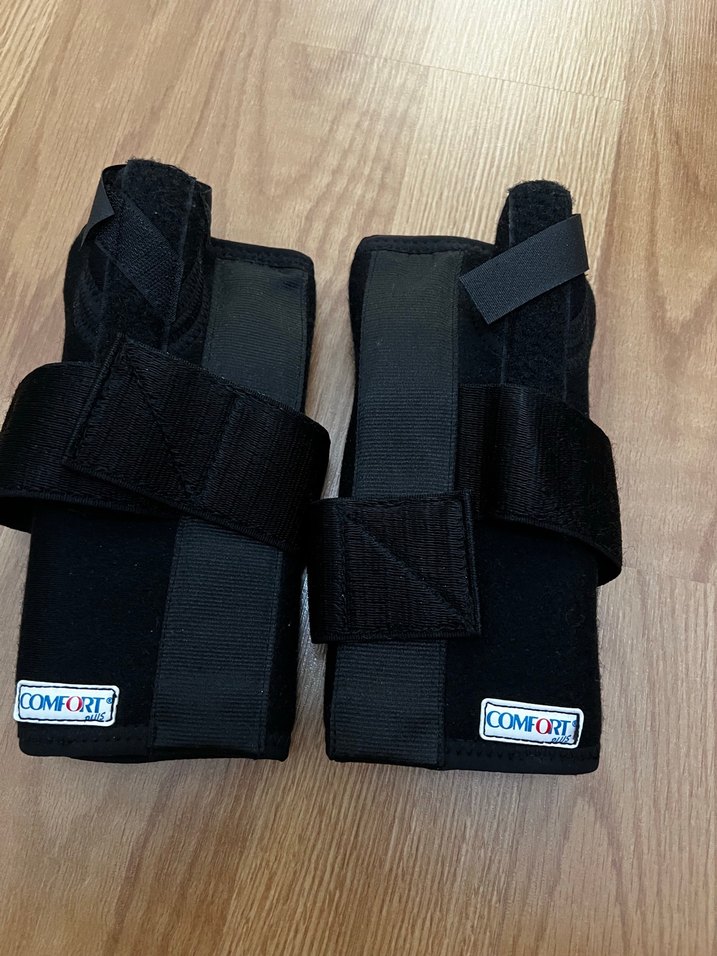 Siyah Biker el Koruyucu - Velcro Bantlı - Görsel 2