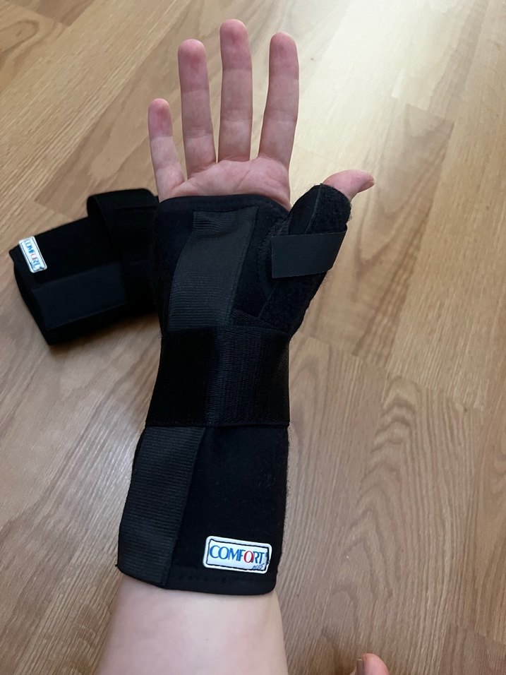 Siyah Biker el Koruyucu - Velcro Bantlı - Görsel 3