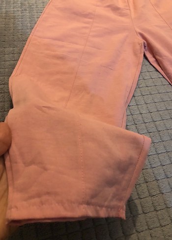 Diğer Pembe rahat kesim kadın Pantolon