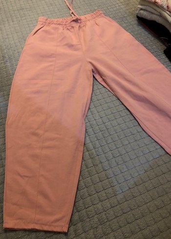 Pembe rahat kesim kadın Pantolon