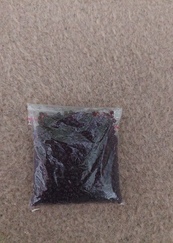 Beden bordo Renk 6'lı boncuk seti