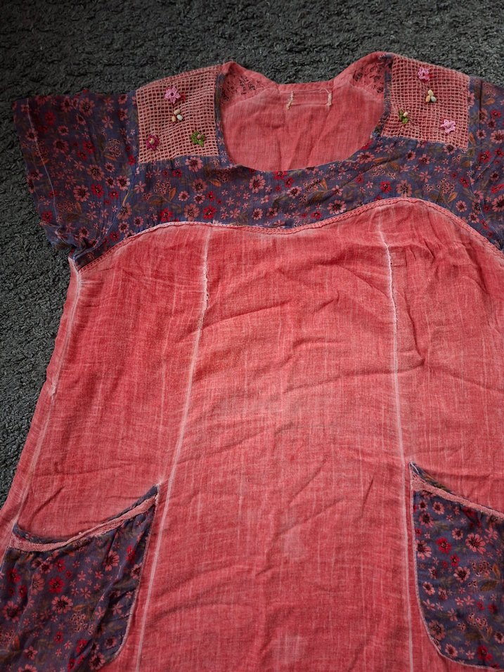 Bohem Uzun Kolsuz Elbise - Görsel 2