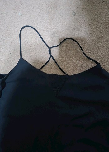 Kadın Siyah Pilili şifon Elbise - Görsel 6