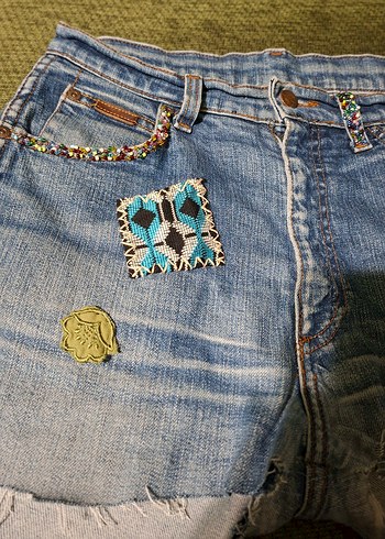 Boho kot şort - Görsel 3