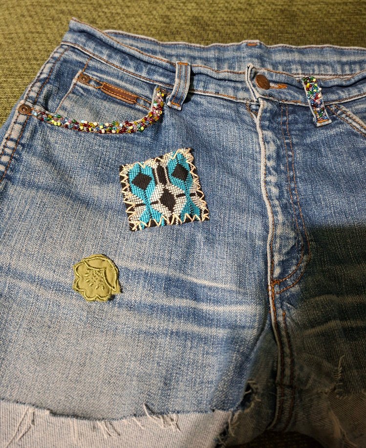 Boho kot şort - Görsel 3