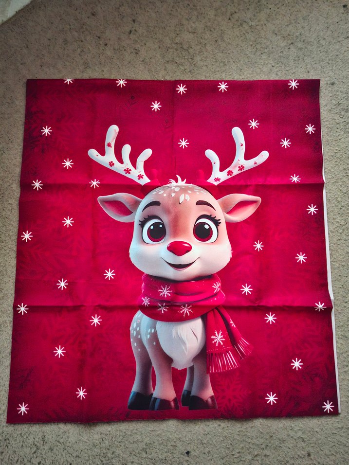 Geyikli runner örtü - Görsel 2