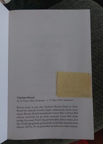 Beden Renk Jane Eyre - Charlotte Brontë
