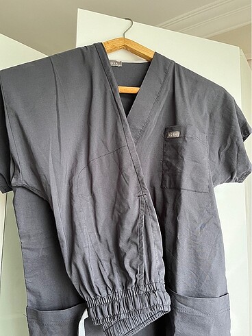 xs Beden gri Renk Cosa Scrubs