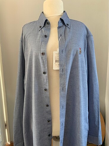 2xl Beden mavi Renk POLO ERKEK GÖMLEK 2XL
