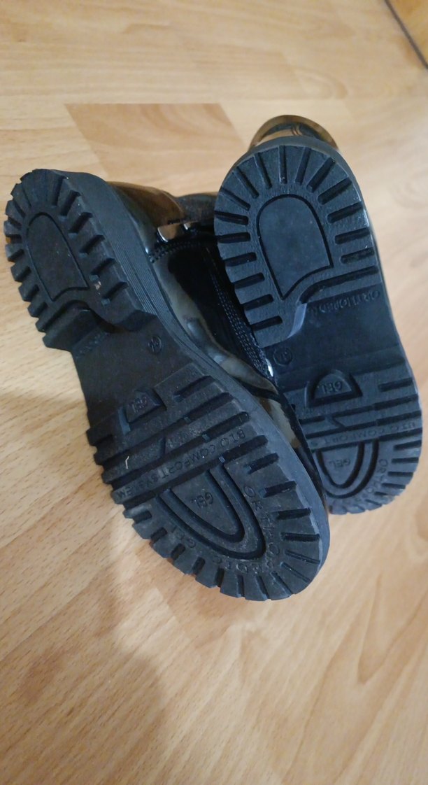 Kızlar için Siyah Goth Lastik Botlar - Görsel 5