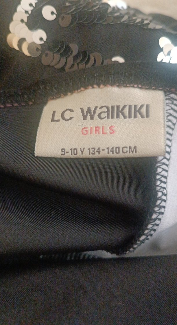 Kız Çocuk Siyah Askılı Mayo - Görsel 4