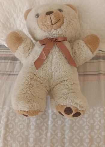 Bej Peluş Ayıcık Oyuncak - Görsel 2