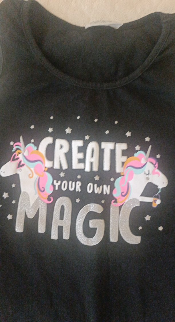 Kız Çocuk Siyah Payetli Askısız Tişört - Görsel 3