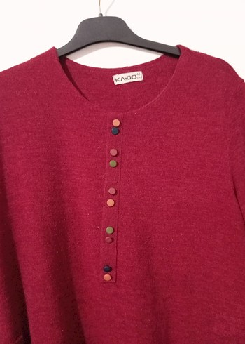 Bordo  Kadın Tunik - Görsel 2