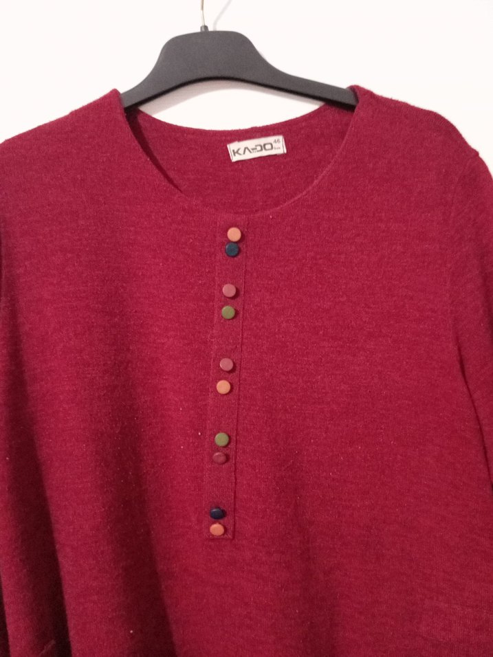 Bordo  Kadın Tunik - Görsel 2