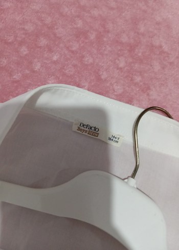 Düğmeli Beyaz Kısa Kollu Gömlek - Görsel 5