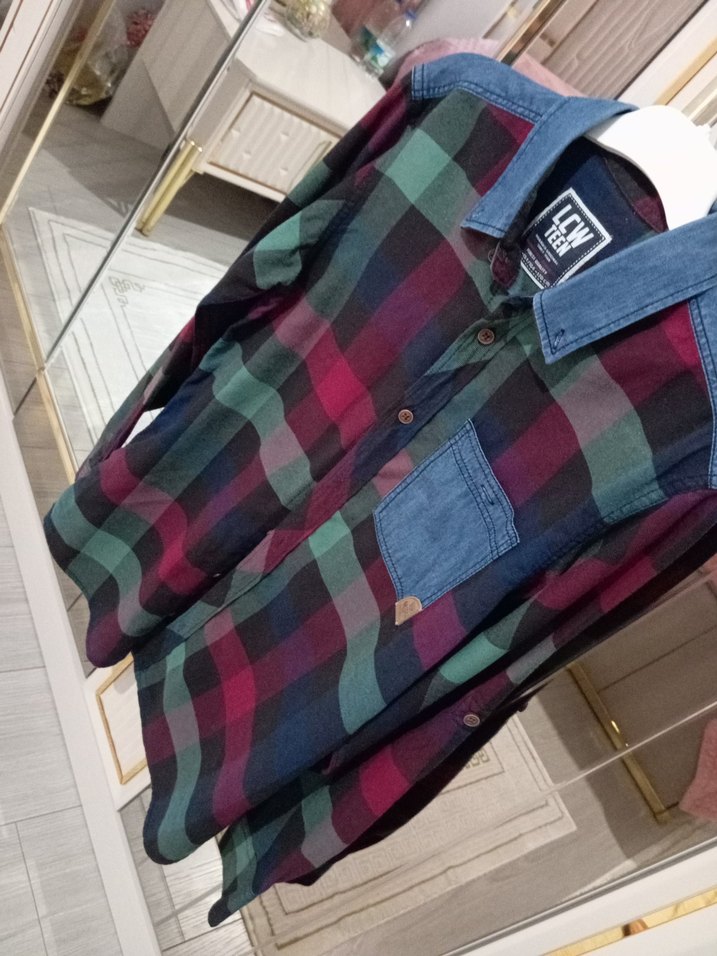 Erkek Çocuk Çok Renkli Uzun Kollu Gömlek - Görsel 4